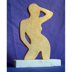 Muse 1 - Sculpture sur pierre de Fred SOULA