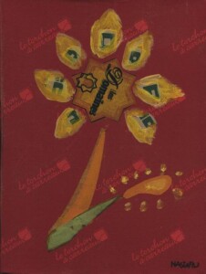 Papiers collés sur toile - 10 x 20 cm - 2007 Collage papiers sur toile de l'artiste Fred SOULA, sculpteur plasticien en Dordogne