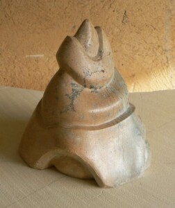 Méditation - 2008 - Stéatite Sculpture abstraite en stéatite réalisée par Fred Soula, sculpteur en Dordogne