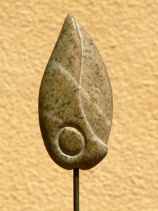 Feu Follet - stéatite - 2013 - 30x8x8cm