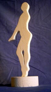 Grace n°3 - pierre calcaire de Paussac - 45 x 14,5 x 14,5 cm - 2015