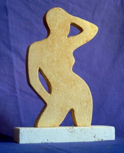 Muse n°1 - pierre calcaire des Eyzies - 25x20x7 cm - 2015