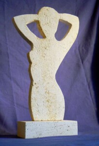 Eveil n°4 - pierre calcaire de Paussac - 40x25x10 cm - 2015